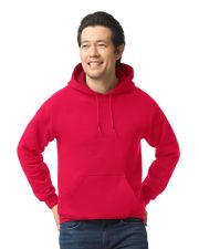 Buzo Adulto Unisex Capucha Rojo Gildan Ref. 18500