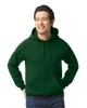Buzo Adulto Unisex Capucha Verde Bosque Gildan Ref. 18500